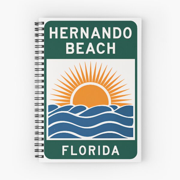 Item preview, Hernando Beach Florida - Beach Sign designed and sold by TheOldMittenIllustrated.