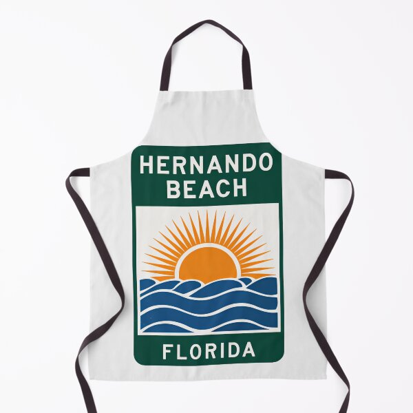 Item preview, Hernando Beach Florida - Beach Sign designed and sold by TheOldMittenIllustrated.