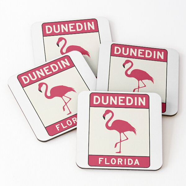 Item preview, Dunedin Florida - Road Sign designed and sold by TheOldMittenIllustrated.