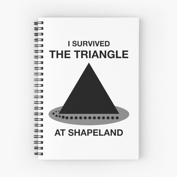 Item preview, Funny Nerdy I Survived the Triangle at Shapeland Math Teacher Black Text designed and sold by MathWare MathClips.