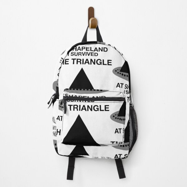 Item preview, Funny Nerdy I Survived the Triangle at Shapeland Math Teacher Black Text designed and sold by MathWare MathClips.