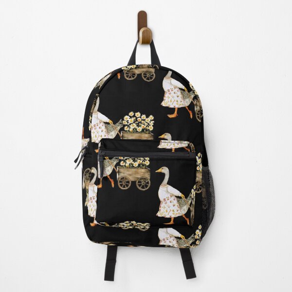 Item preview, Goose with Flowers Cart designed and sold by Liededrom..