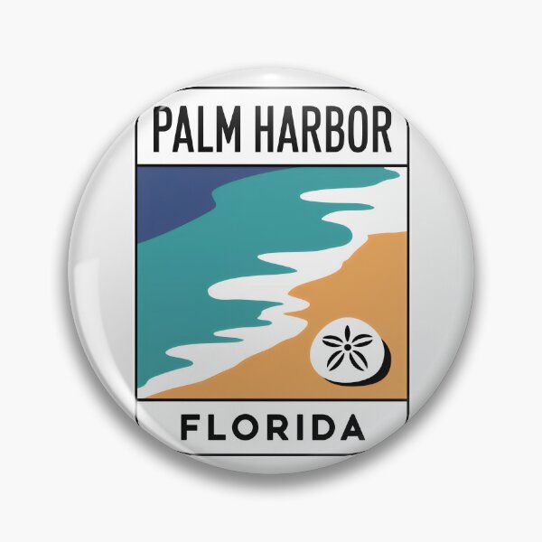 Item preview, Palm Harbor Florida - Road Sign designed and sold by TheOldMittenIllustrated.