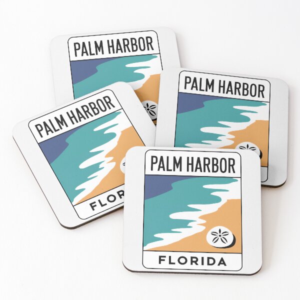 Item preview, Palm Harbor Florida - Road Sign designed and sold by TheOldMittenIllustrated.