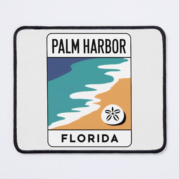 Item preview, Palm Harbor Florida - Road Sign designed and sold by TheOldMittenIllustrated.