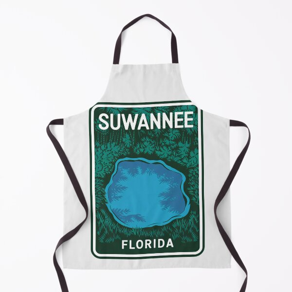 Item preview, Suwannee Florida - Road Sign designed and sold by TheOldMittenIllustrated.