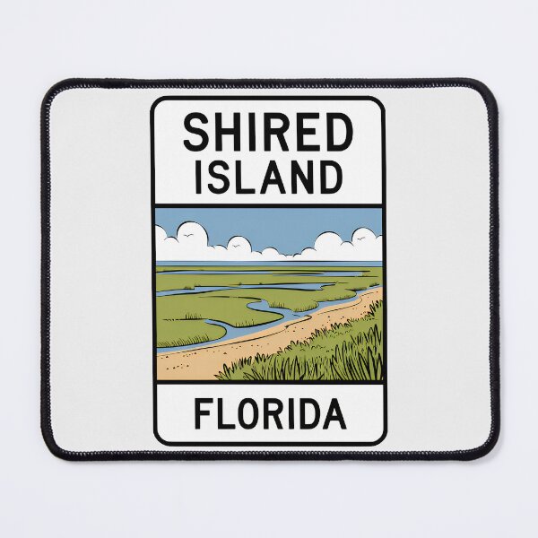 Item preview, Shired Island Florida - Beach Sign designed and sold by TheOldMittenIllustrated.