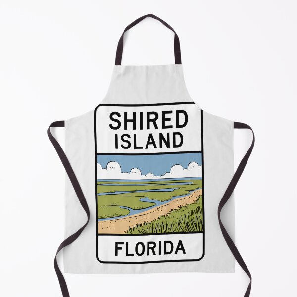 Item preview, Shired Island Florida - Beach Sign designed and sold by TheOldMittenIllustrated.
