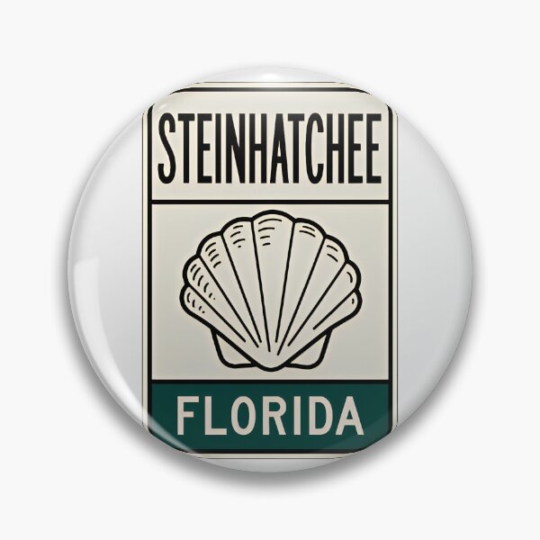 Item preview, Steinhatchee Florida - Road Sign designed and sold by TheOldMittenIllustrated.