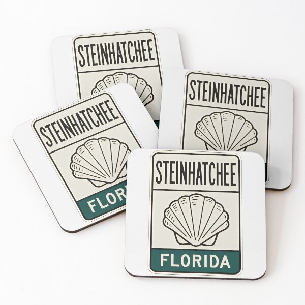 Item preview, Steinhatchee Florida - Road Sign designed and sold by TheOldMittenIllustrated.