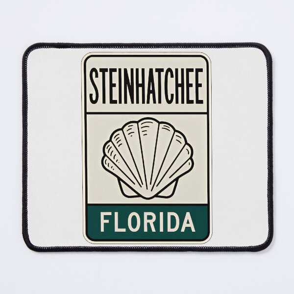 Item preview, Steinhatchee Florida - Road Sign designed and sold by TheOldMittenIllustrated.
