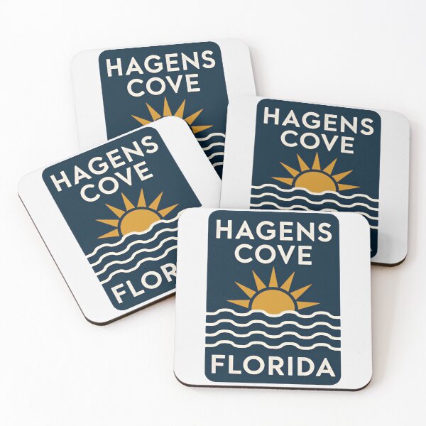 Item preview, Hagens Cove Florida - Beach Sign designed and sold by TheOldMittenIllustrated.