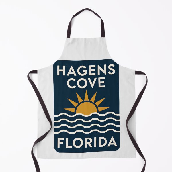 Item preview, Hagens Cove Florida - Beach Sign designed and sold by TheOldMittenIllustrated.