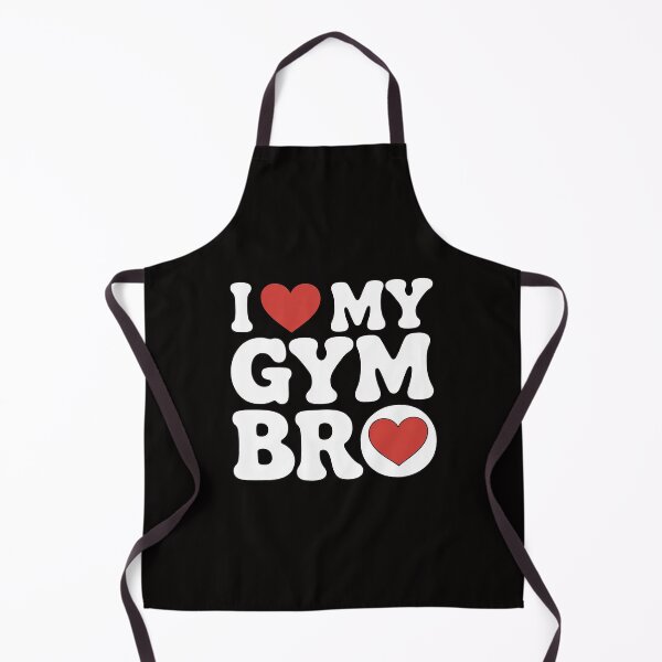 Item preview, I Love Heart My Gym Bro Fitness Workout designed and sold by margaridroso.