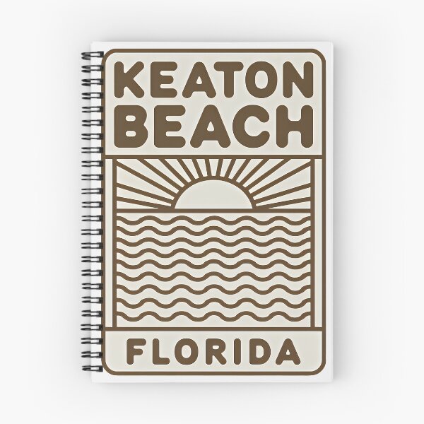 Item preview, Keaton Beach Florida - Beach Sign designed and sold by TheOldMittenIllustrated.