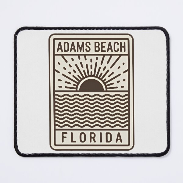 Item preview, Adams Beach Florida - Beach Sign designed and sold by TheOldMittenIllustrated.