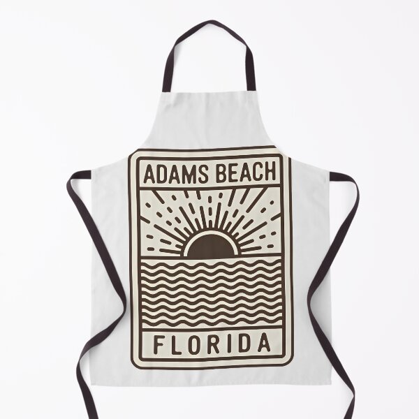 Item preview, Adams Beach Florida - Beach Sign designed and sold by TheOldMittenIllustrated.