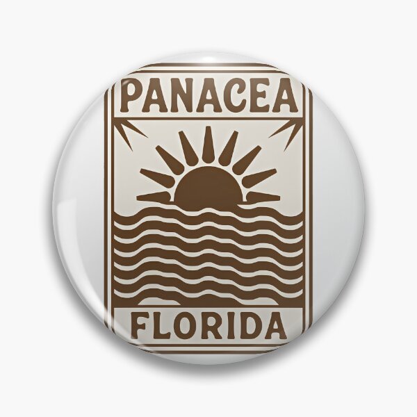 Item preview, Panacea Florida - Beach Sign designed and sold by TheOldMittenIllustrated.