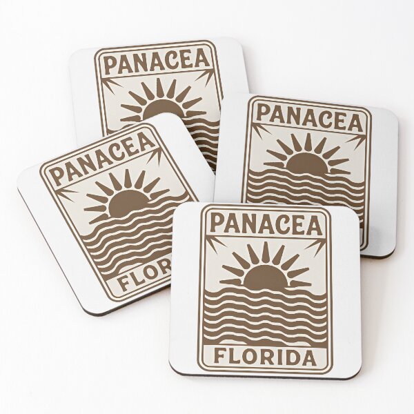 Artikelvorschau, Panacea Florida - Strandschild entworfen und verkauft von TheOldMittenIllustrated.