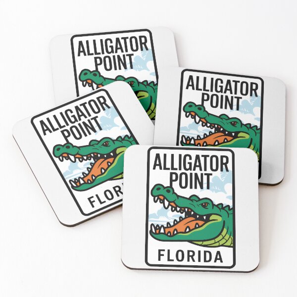 Item preview, Alligator Point Florida - Beach Sign designed and sold by TheOldMittenIllustrated.