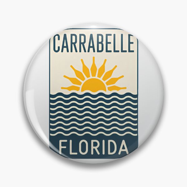 Item preview, Carrabelle Florida - Beach Sign designed and sold by TheOldMittenIllustrated.
