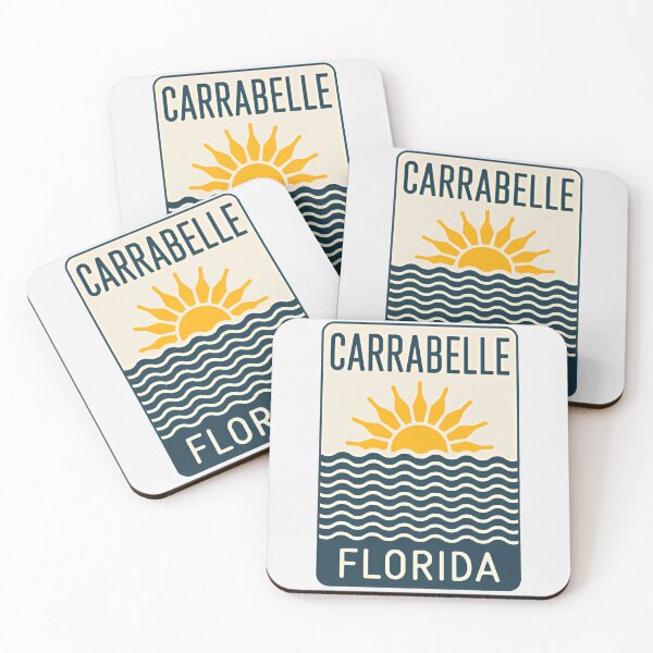 Artikelvorschau, Carrabelle, Florida – Strandschild entworfen und verkauft von TheOldMittenIllustrated.