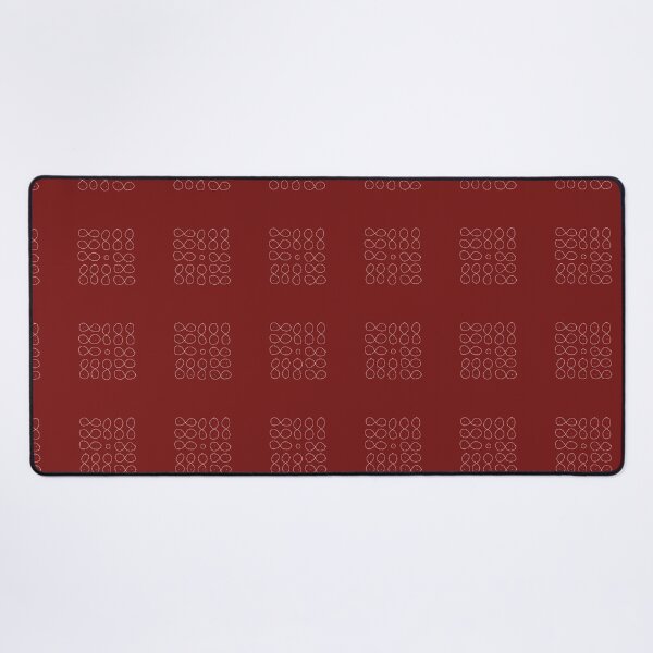 Item preview, Basic kolam repeating pattern - Red designed and sold by Svasti Arts and Designs.