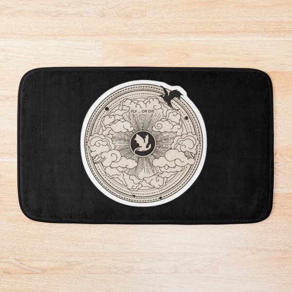 Item preview, Fly or Die Dragon Sigil Sticker | Fantasy Dragon Rider Quote | Bookish Fourth Wing Inspired Art designed and sold by theliteraryedit.
