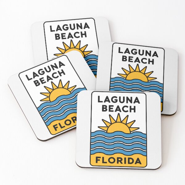 Item preview, Laguna Beach Florida - Beach Sign designed and sold by TheOldMittenIllustrated.