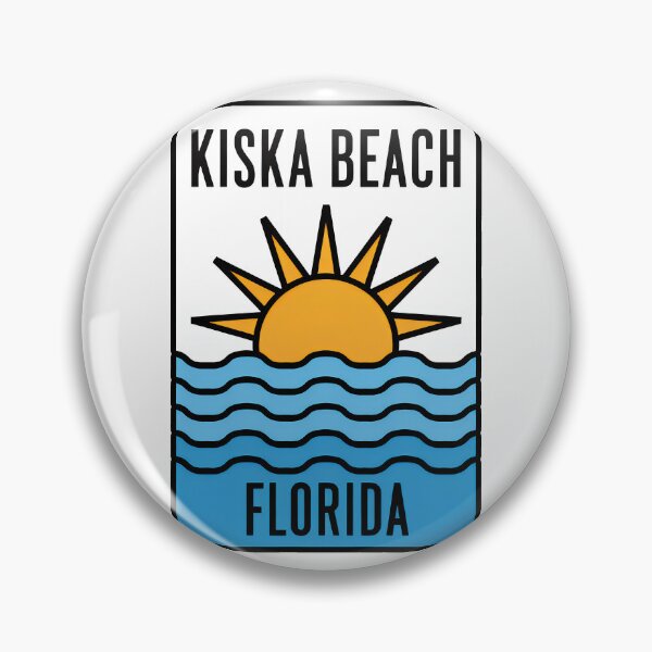 Item preview, Kiska Beach Florida - Beach Sign designed and sold by TheOldMittenIllustrated.