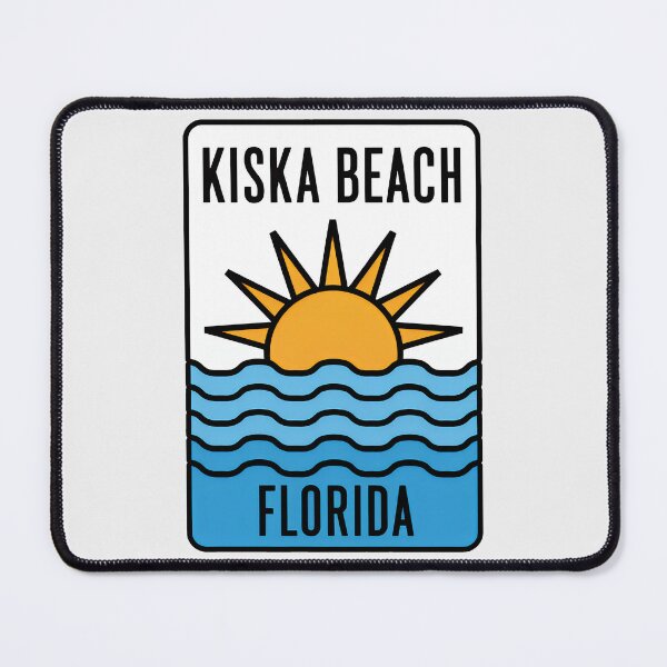 Item preview, Kiska Beach Florida - Beach Sign designed and sold by TheOldMittenIllustrated.