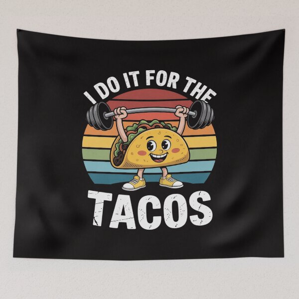 Item preview, I Do It For The Tacos Mexican Workout Taco Tuesday designed and sold by margaridroso.