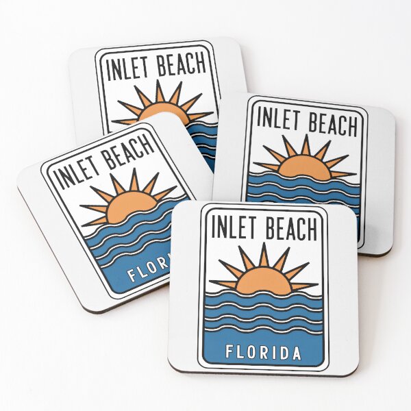 Item preview, Inlet Beach Florida - Beach Sign designed and sold by TheOldMittenIllustrated.