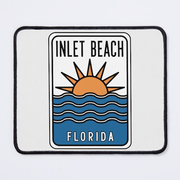 Item preview, Inlet Beach Florida - Beach Sign designed and sold by TheOldMittenIllustrated.