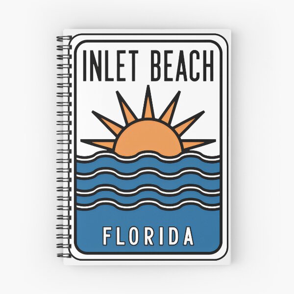 Item preview, Inlet Beach Florida - Beach Sign designed and sold by TheOldMittenIllustrated.