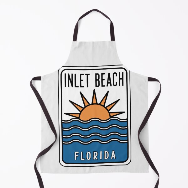 Item preview, Inlet Beach Florida - Beach Sign designed and sold by TheOldMittenIllustrated.