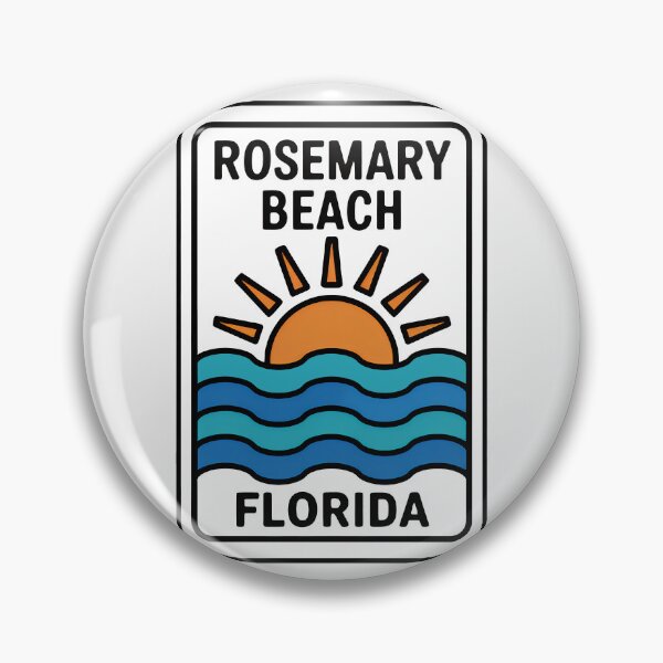 Item preview, Rosemary Beach Florida - Beach Sign designed and sold by TheOldMittenIllustrated.