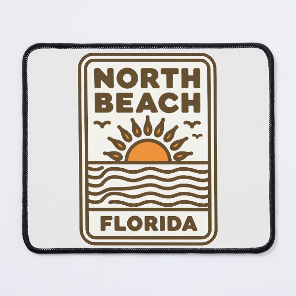 Item preview, North Beach Florida - Sign designed and sold by TheOldMittenIllustrated.