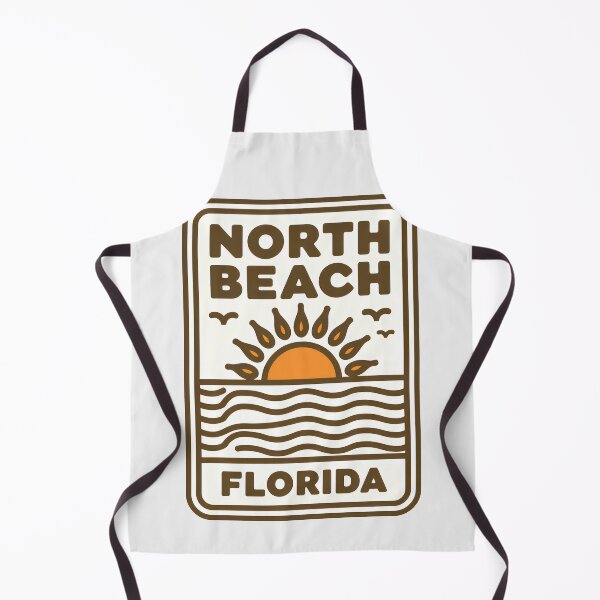 Item preview, North Beach Florida - Sign designed and sold by TheOldMittenIllustrated.