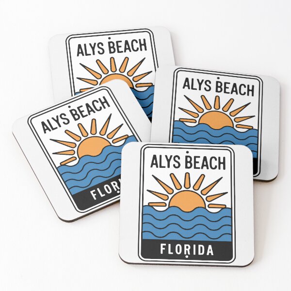 Item preview, Alys Beach Florida - Beach Sign designed and sold by TheOldMittenIllustrated.