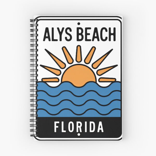 Item preview, Alys Beach Florida - Beach Sign designed and sold by TheOldMittenIllustrated.