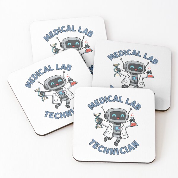 Item preview, Medical Lab Technician Robot Shirt – Cute Science Lab Tech Design for MLT Students & Professionals designed and sold by ClinicalHubs.