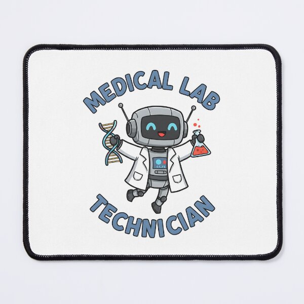 Item preview, Medical Lab Technician Robot Shirt – Cute Science Lab Tech Design for MLT Students & Professionals designed and sold by ClinicalHubs.