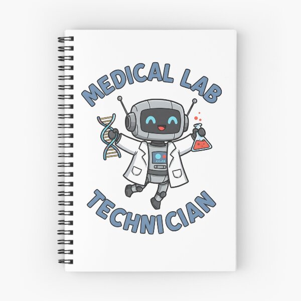 Item preview, Medical Lab Technician Robot Shirt – Cute Science Lab Tech Design for MLT Students & Professionals designed and sold by ClinicalHubs.
