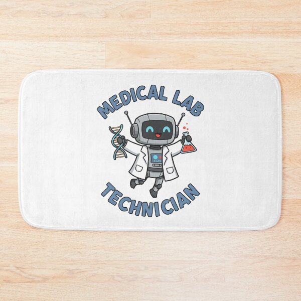 Item preview, Medical Lab Technician Robot Shirt – Cute Science Lab Tech Design for MLT Students & Professionals designed and sold by ClinicalHubs.