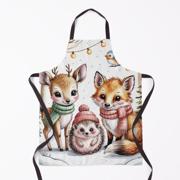 Item preview, Cozy Winter Forest Friends – Cute Woodland Animal Illustration designed and sold by SoftStyleStudio ⭐⭐⭐.