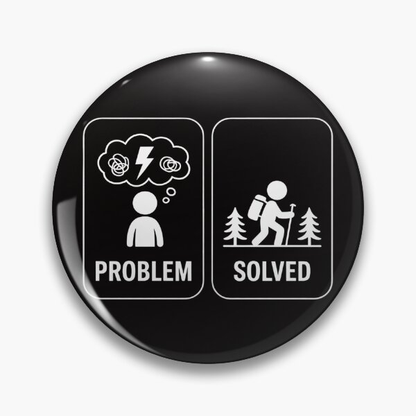 Item preview, Hiking Problem Solved Hiker Gift designed and sold by margaridroso.