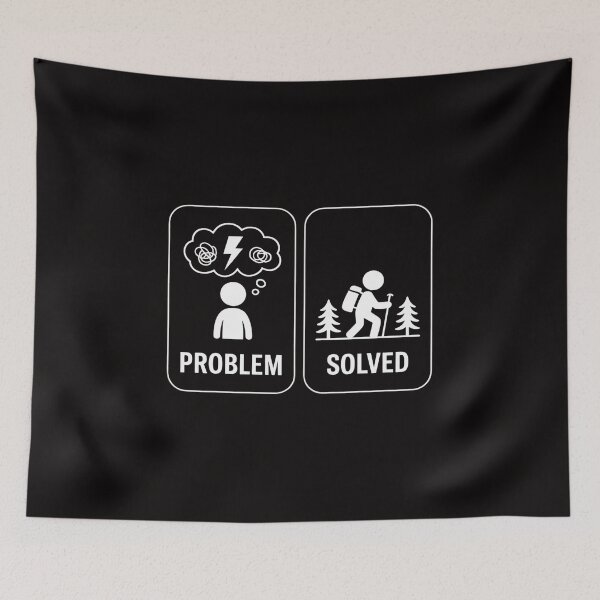 Item preview, Hiking Problem Solved Hiker Gift designed and sold by margaridroso.