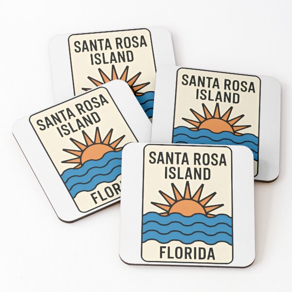 Item preview, Santa Rosa Island Florida - Beach Sign designed and sold by TheOldMittenIllustrated.