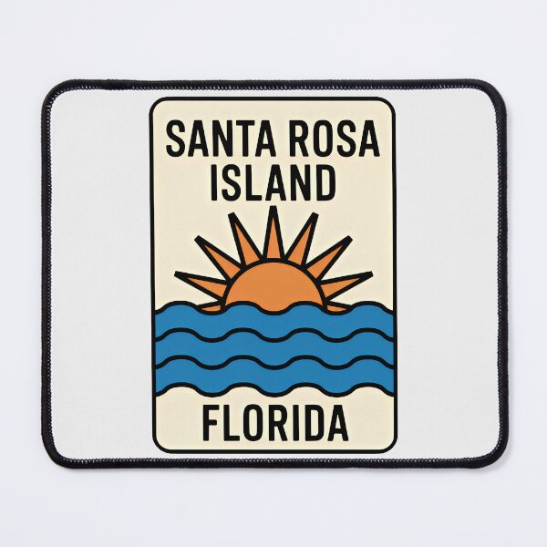 Item preview, Santa Rosa Island Florida - Beach Sign designed and sold by TheOldMittenIllustrated.